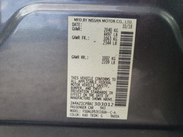NISSAN LEAF S 2019
