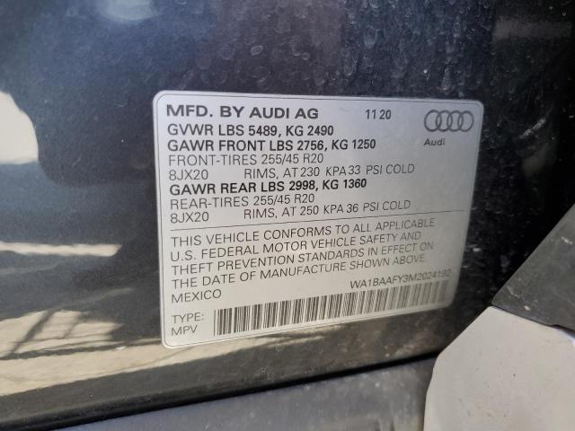 AUDI Q5 PREMIUM PLUS 2021