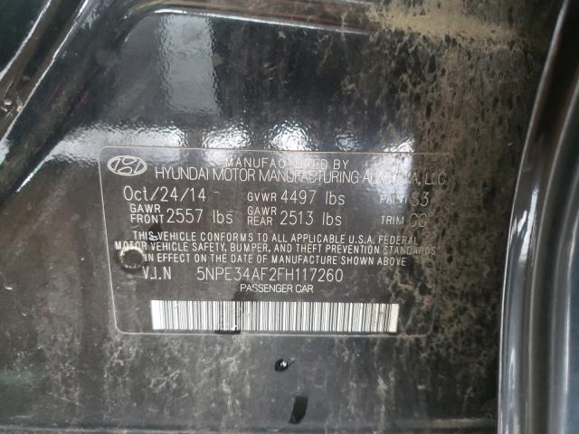 HYUNDAI SONATA SPORT 2015