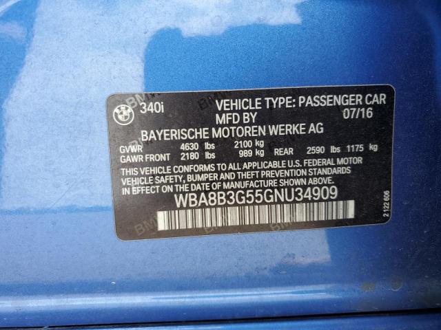 BMW 340 I 2016