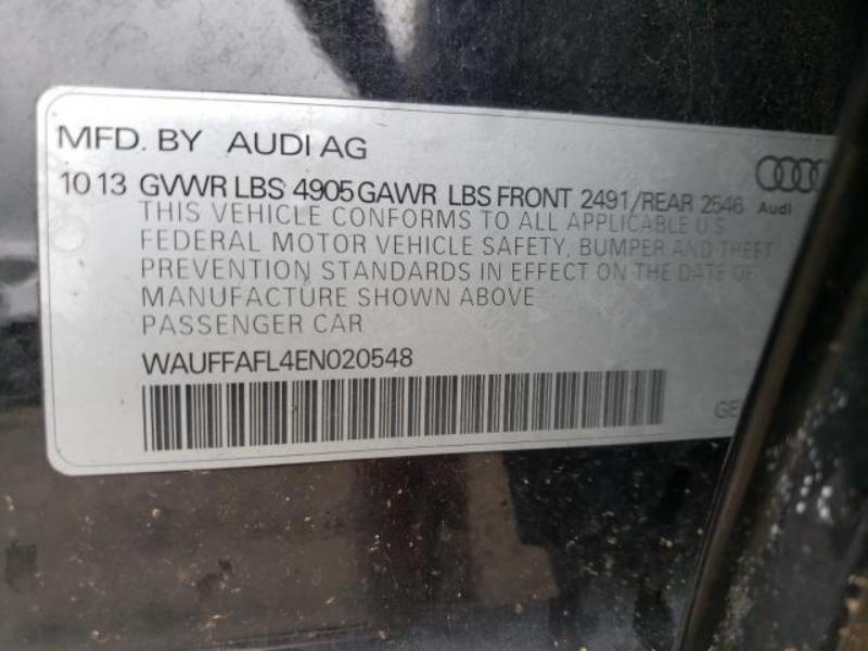 2014 AUDI A4 PREMIUM PLUS