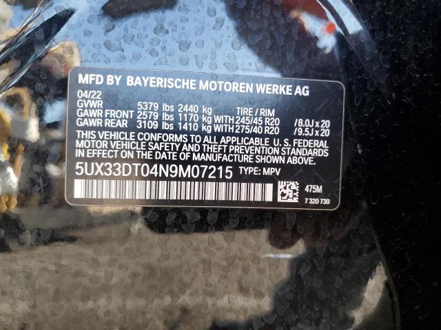 BMW X4 XDRIVE30I 2022