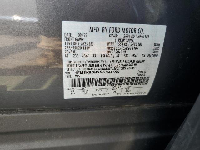FORD EXPLORER XLT 2022