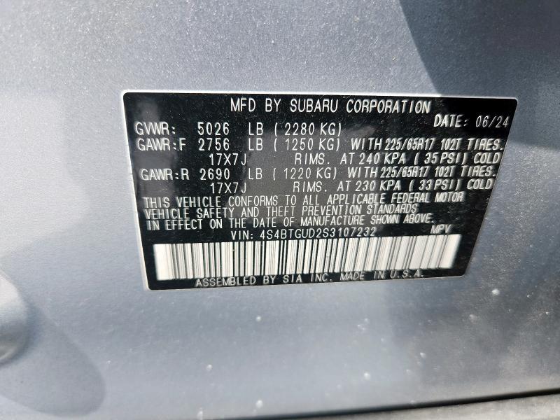 SUBARU OUTBACK WILDERNESS 2024
