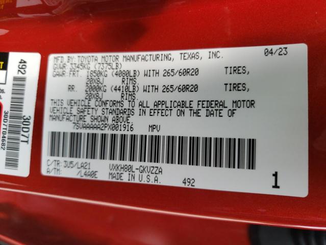 TOYOTA SEQUOIA SR5 2023