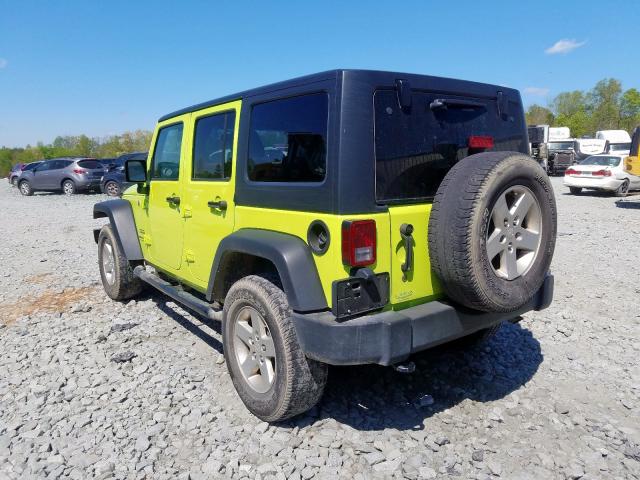 JEEP WRANGLER UNLIMITED SPORT 2016