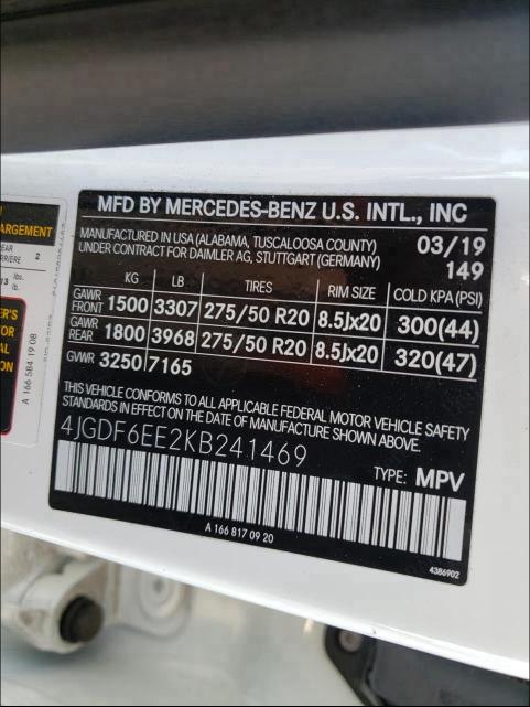 MERCEDES-BENZ GLS 450 4MATIC 2019
