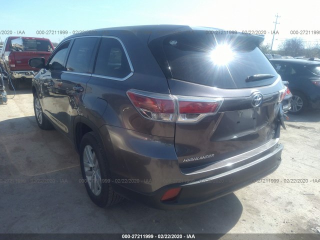 TOYOTA HIGHLANDER LE 2014