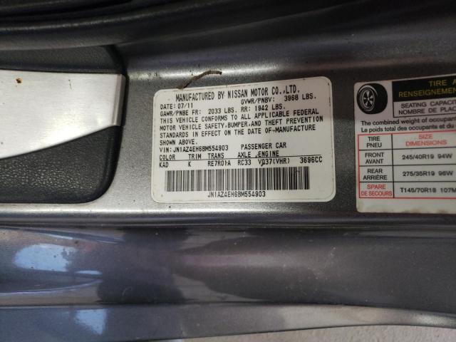 NISSAN 370Z BASE 2011