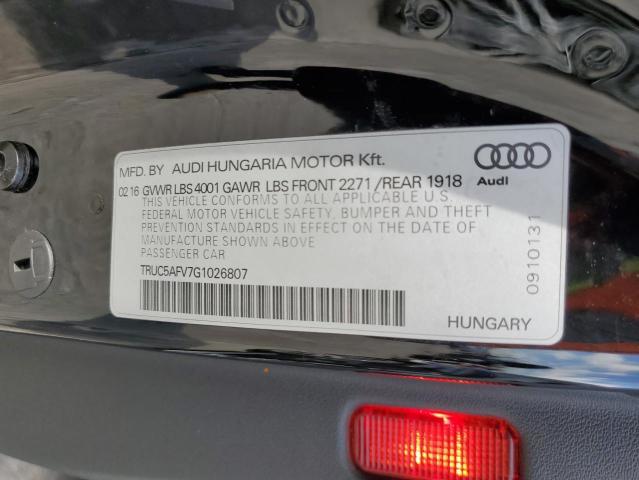 AUDI TT 2016