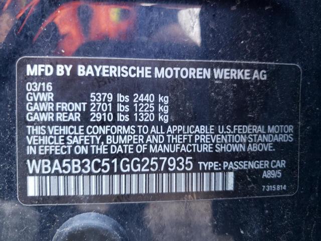 BMW 535 XI 2016
