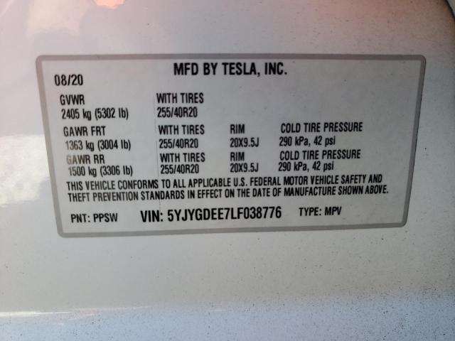 TESLA MODEL Y 2020