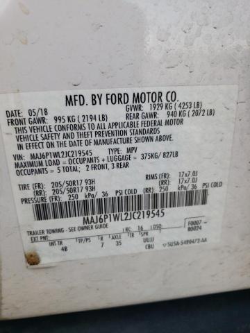 FORD ECOSPORT TITANIUM 2018
