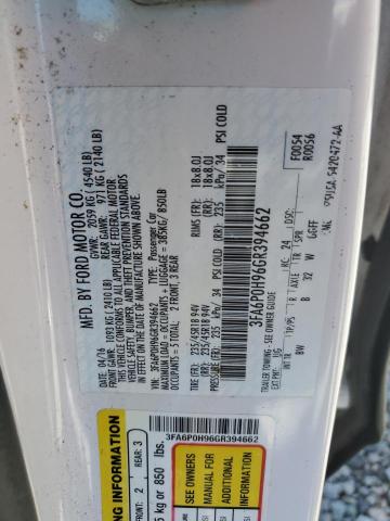 FORD FUSION SE 2016