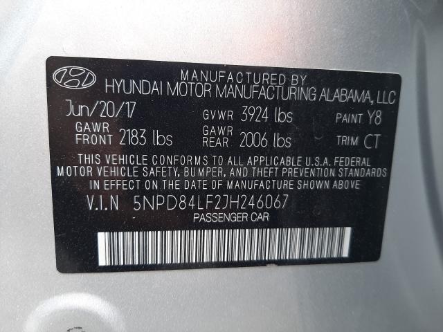HYUNDAI ELANTRA SEL 2018