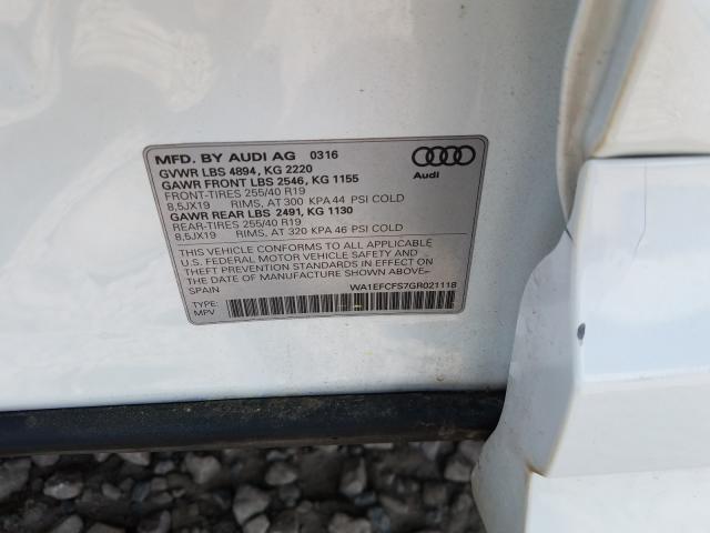 AUDI Q3 PREMIUM PLUS 2016