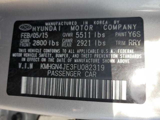 HYUNDAI GENESIS 2015