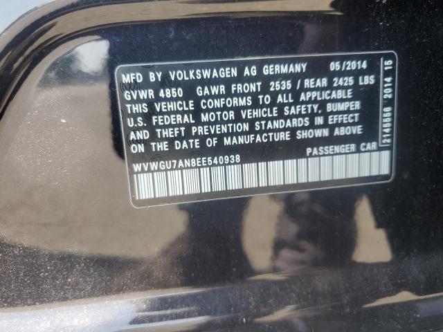 VOLKSWAGEN CC VR6 4MOTION 2014