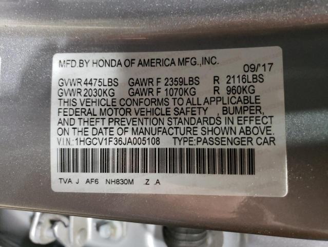 HONDA ACCORD SPORT 2018