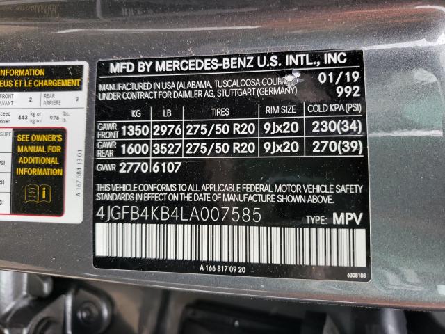 MERCEDES-BENZ GLE 350 4MATIC 2019