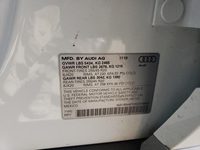 AUDI Q5 PREMIUM PLUS 2019
