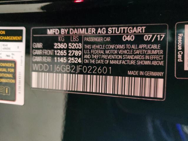 MERCEDES-BENZ E 400 4MATIC 2018