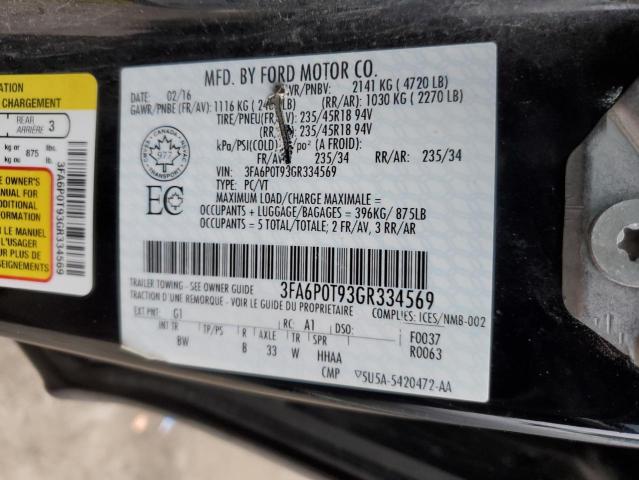 FORD FUSION SE 2016