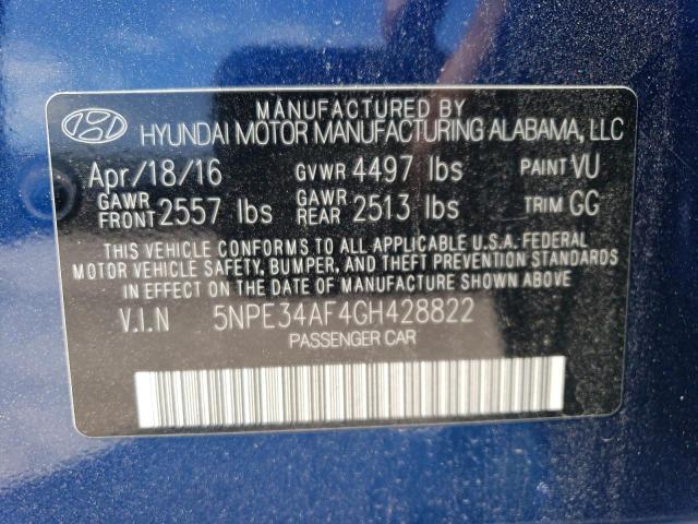 HYUNDAI SONATA SPORT 2016