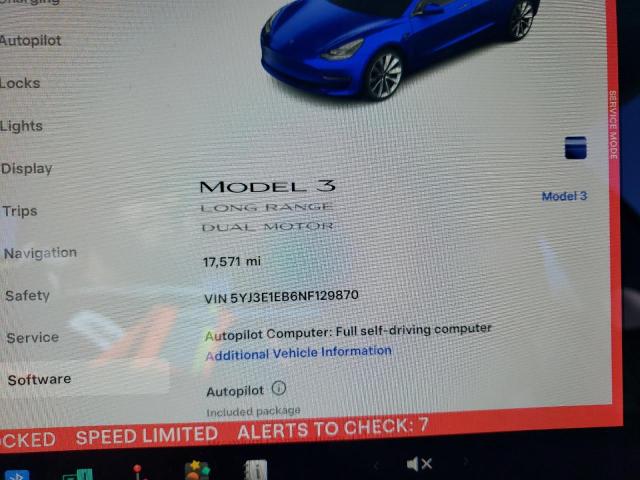 TESLA MODEL 3 2022