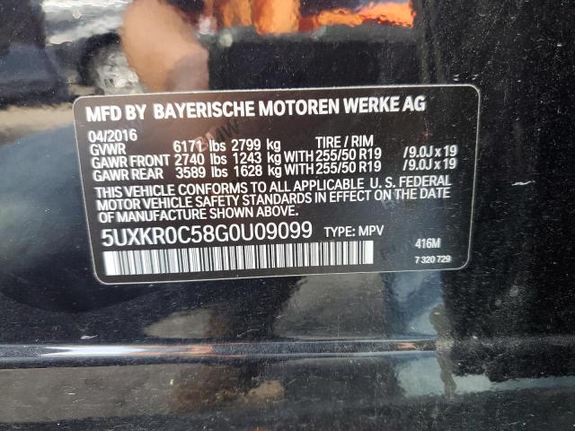 BMW X5 XDRIVE35I 2016