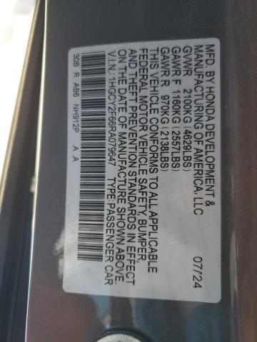 HONDA ACCORD HYBRID EXL 2024