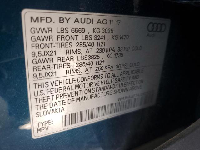 AUDI Q7 PRESTIGE 2018