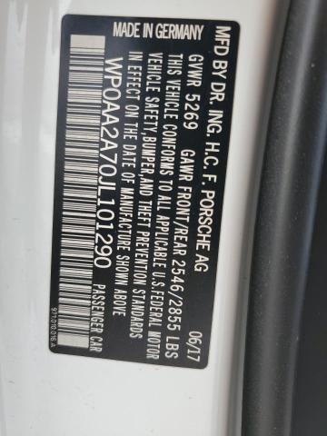 PORSCHE PANAMERA 4 2018