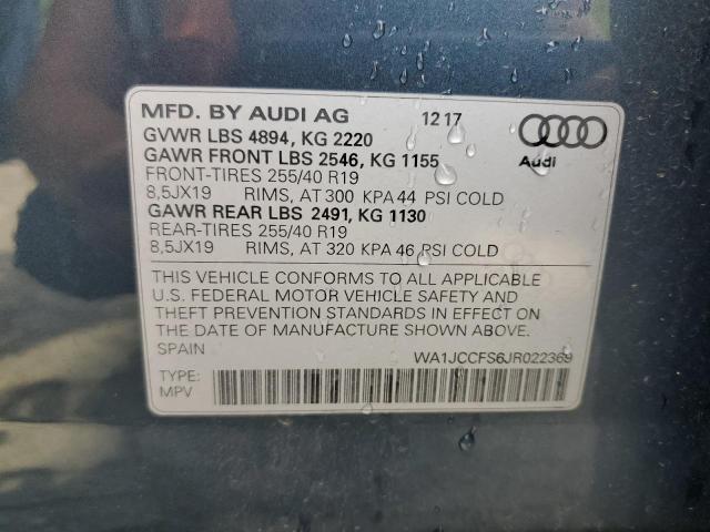 AUDI Q3 PREMIUM PLUS 2018