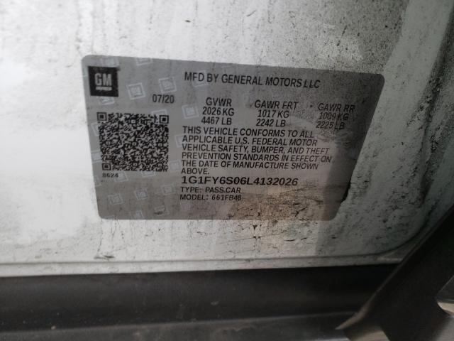 CHEVROLET BOLT EV LT 2020