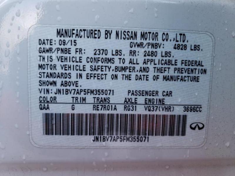 INFINITI Q50 BASE 2015