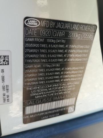 LAND ROVER RANGE ROVER 2021