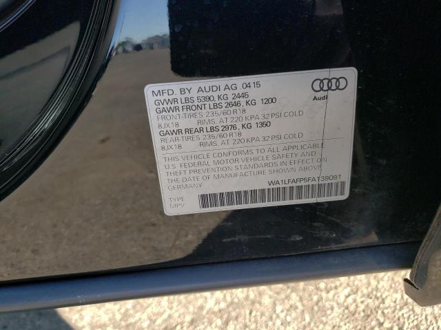 AUDI Q5 PREMIUM PLUS 2015