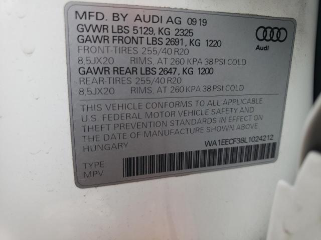 AUDI Q3 PREMIUM PLUS S-LINE 2020