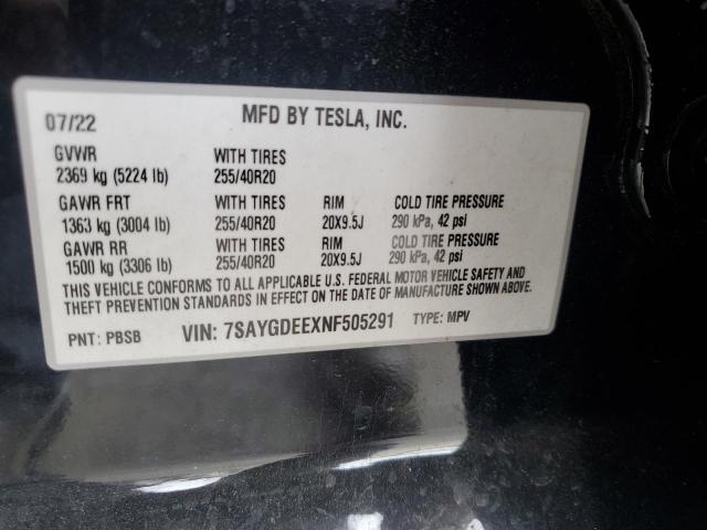 TESLA MODEL Y 2022