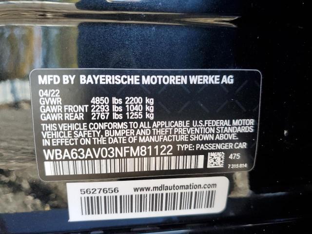 BMW 430I GRAN COUPE 2022