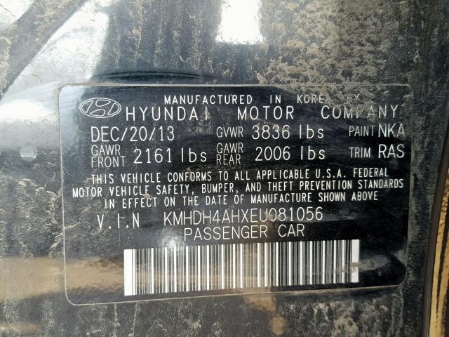 HYUNDAI ELANTRA SE 2014