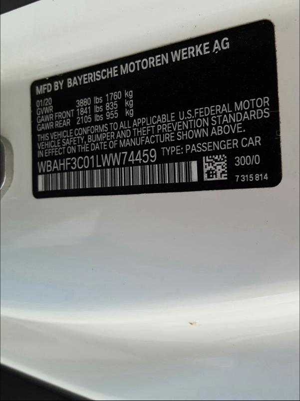 BMW Z4 SDRIVE30I 2020