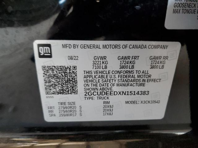 CHEVROLET SILVERADO K1500 RST 2022