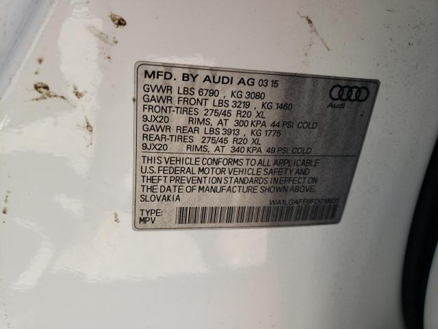 AUDI Q7 PREMIUM PLUS 2015
