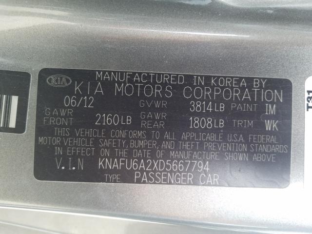KIA FORTE EX 2013