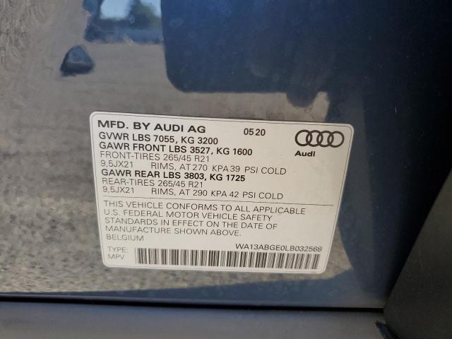 AUDI E-TRON SPORTBACK PRESTIGE 2020