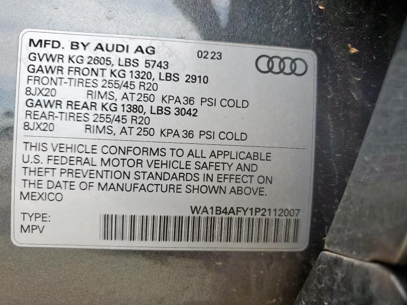 AUDI SQ5 PREMIUM PLUS 2023