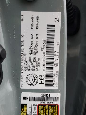 TOYOTA TUNDRA CREWMAX 2024