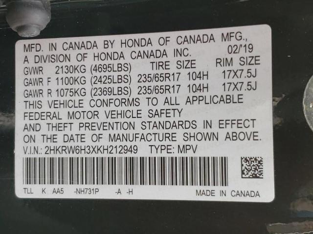 HONDA CR-V LX 2019